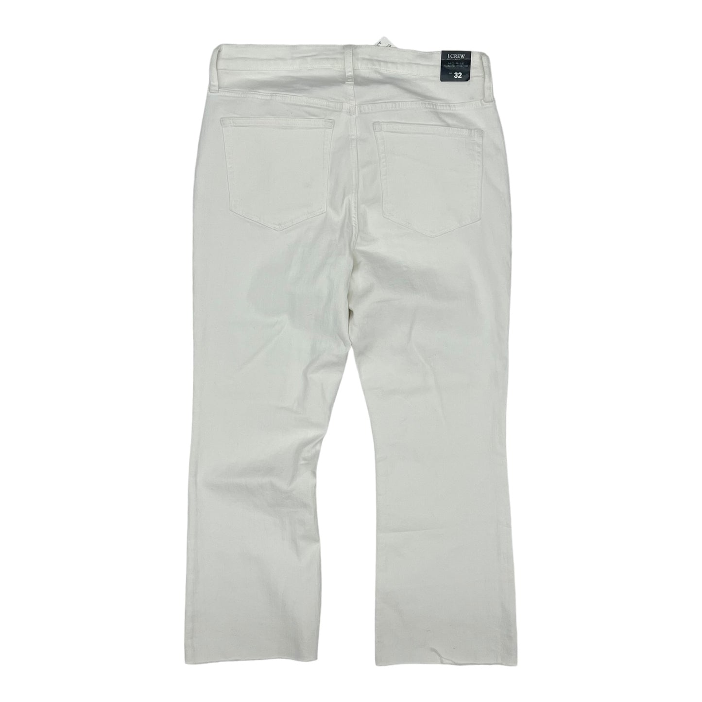 WHITE JEANS CROPPED by J. CREW Size:14