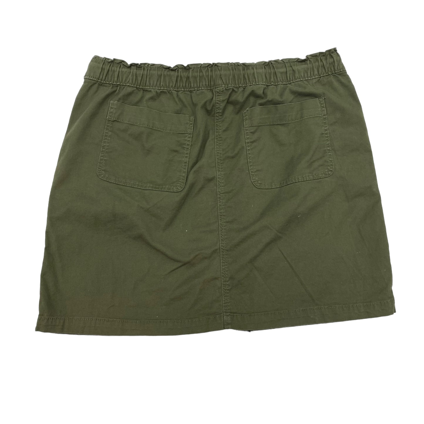 GREEN SKIRT MINI & SHORT by CROFT AND BARROW Size:XL