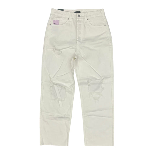 Jeans Straight By Wild Fable In Cream Denim, Size:10