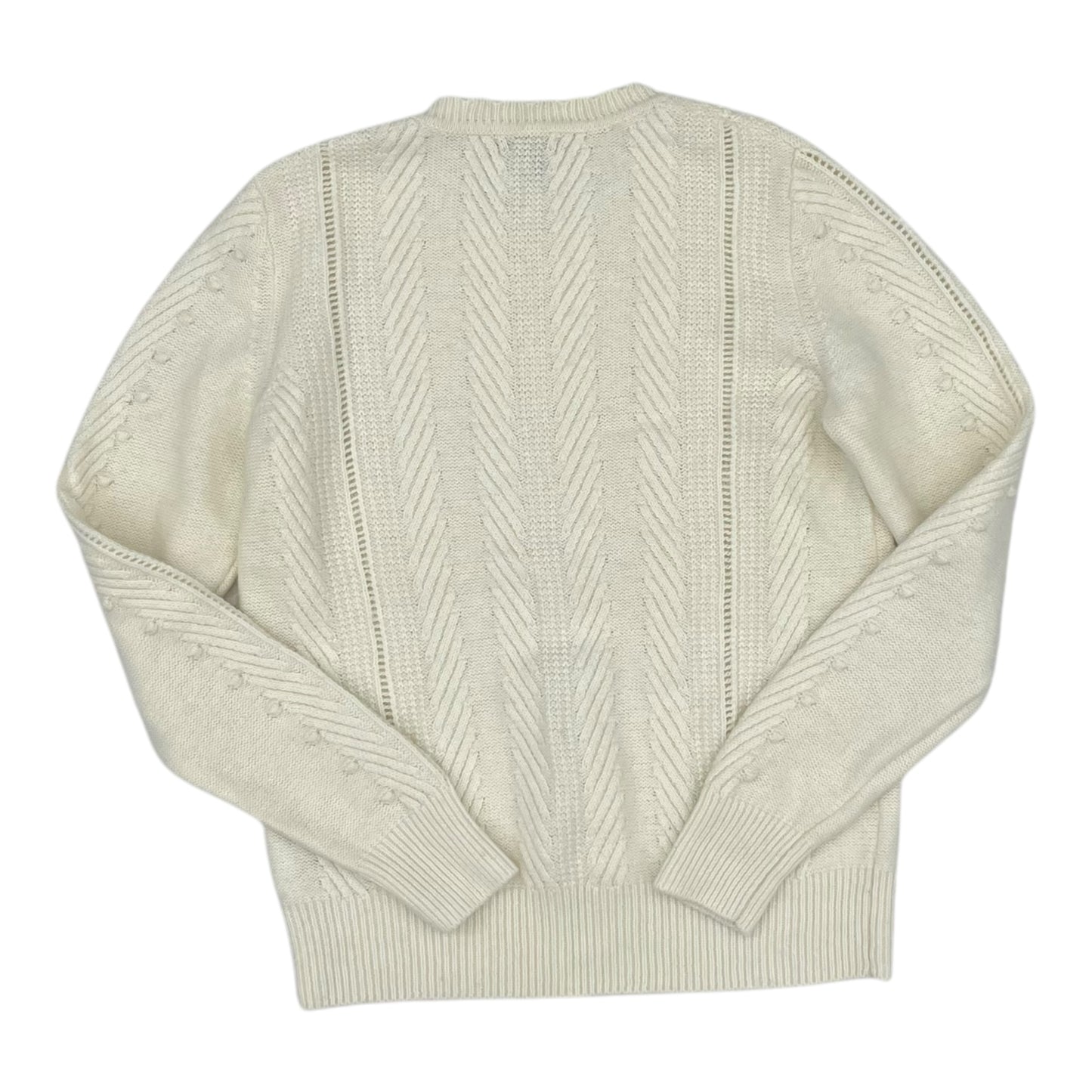 Sweater By Banana Republic In Cream, Size:L