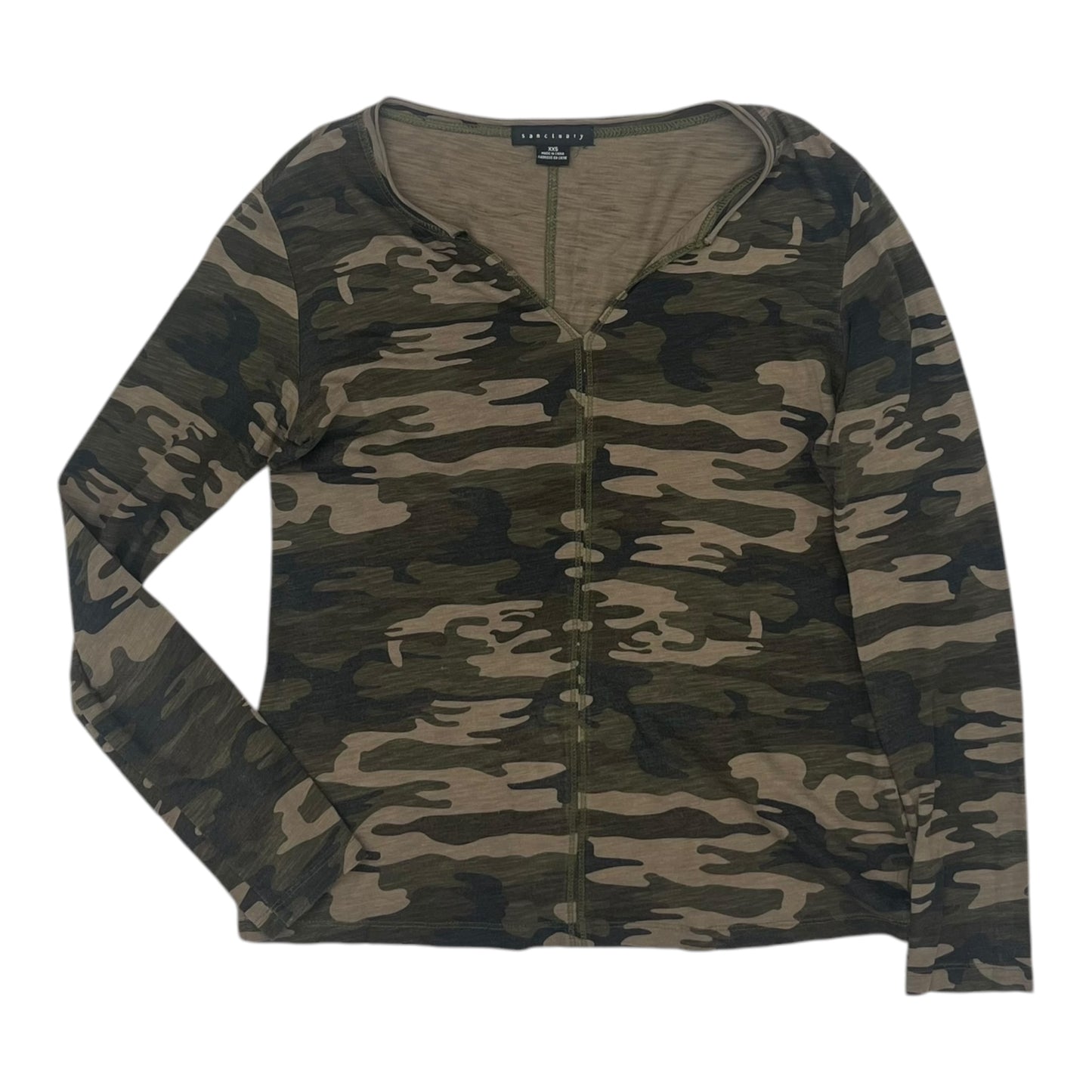 Top Ls By Sanctuary In Camouflage Print, Size:Xxs