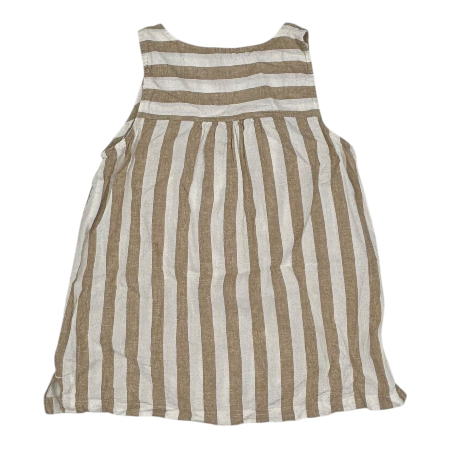 Top Sleeveless By Loft In Tan, Size:Xs