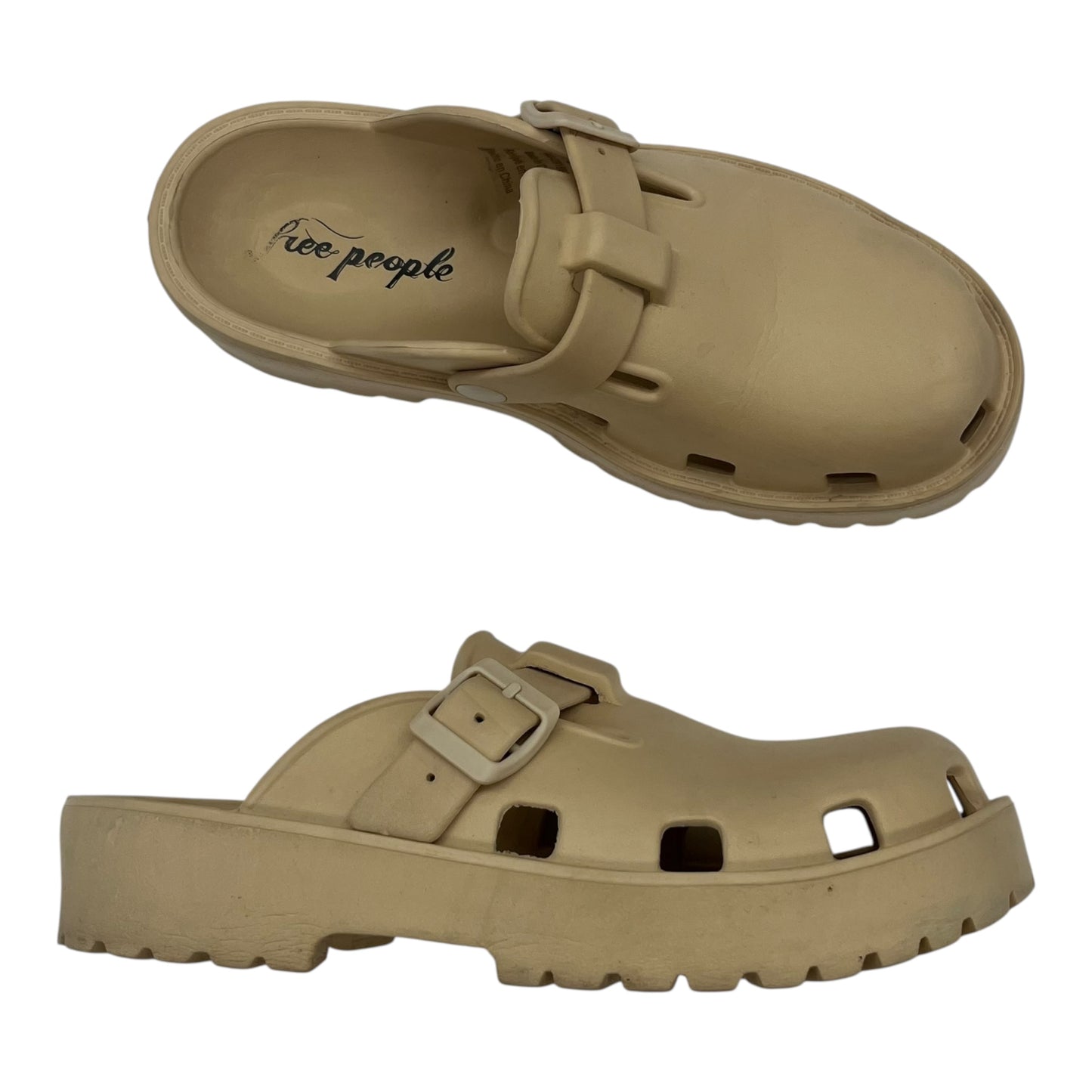 Shoes Flats By Free People In Tan, Size:9
