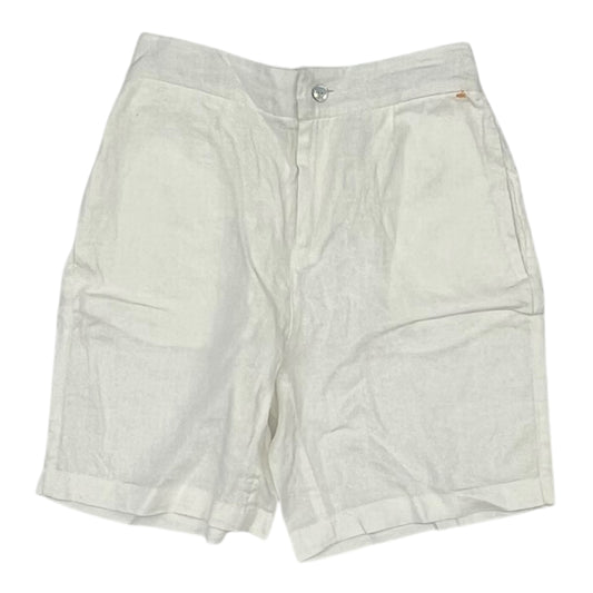 Shorts By Tahari By Arthur Levine In Cream, Size:S
