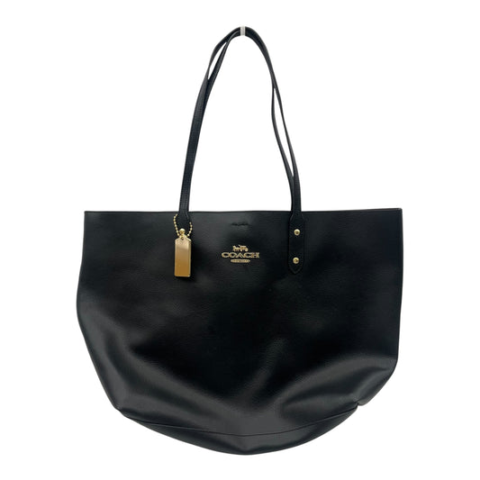 Handbag Designer By Coach In Black, Size:Large