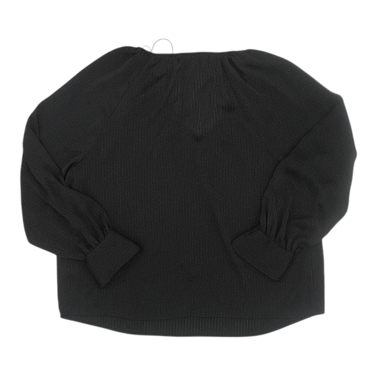 Blouse Ls By Nine West In Black, Size:Xl