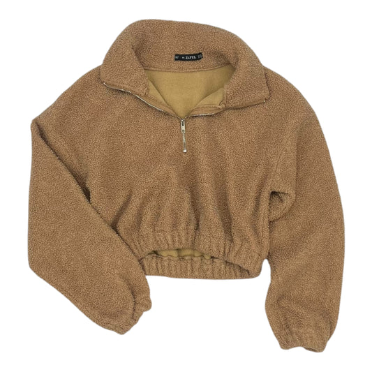 Sweatshirt Crewneck By Zaful In Brown, Size:M