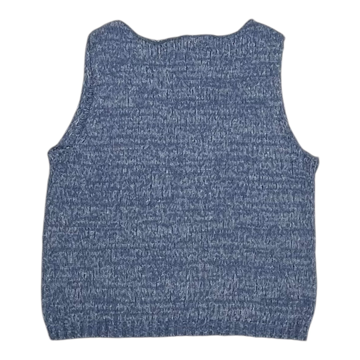 Vest Sweater By Loft In Blue, Size:L