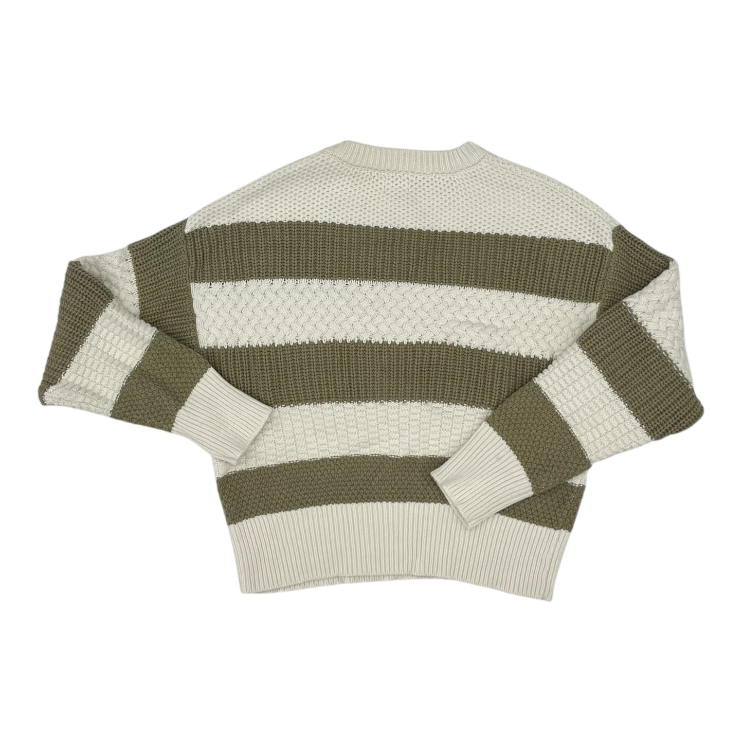 Sweater By A New Day In Cream & Green, Size:Xs