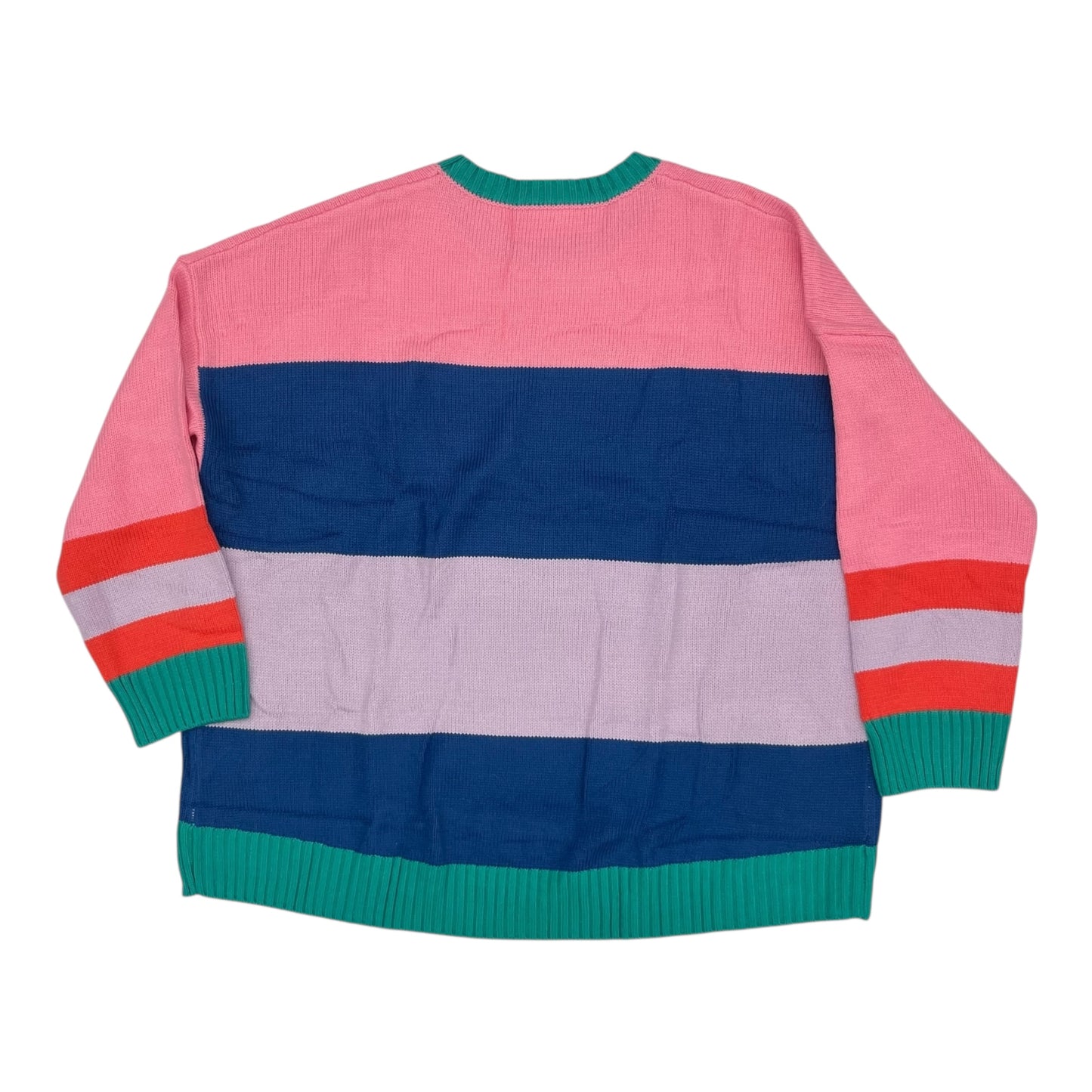 Sweater By Clothes Mentor In Striped Pattern, Size:2X