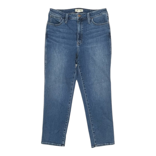 Jeans Skinny By Madewell In Blue Denim, Size:14