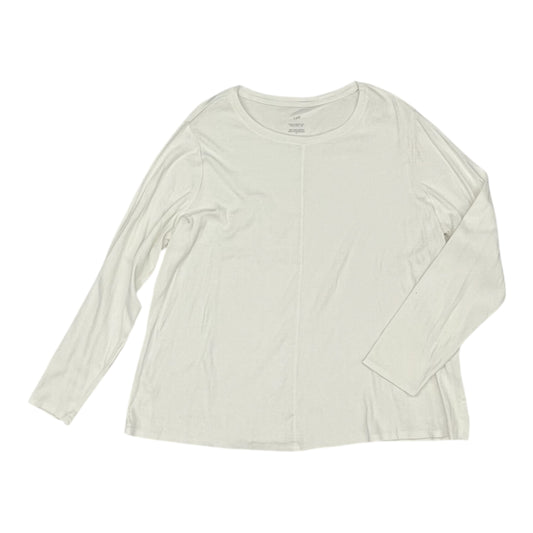Top Ls By J. Jill In White, Size:Xl