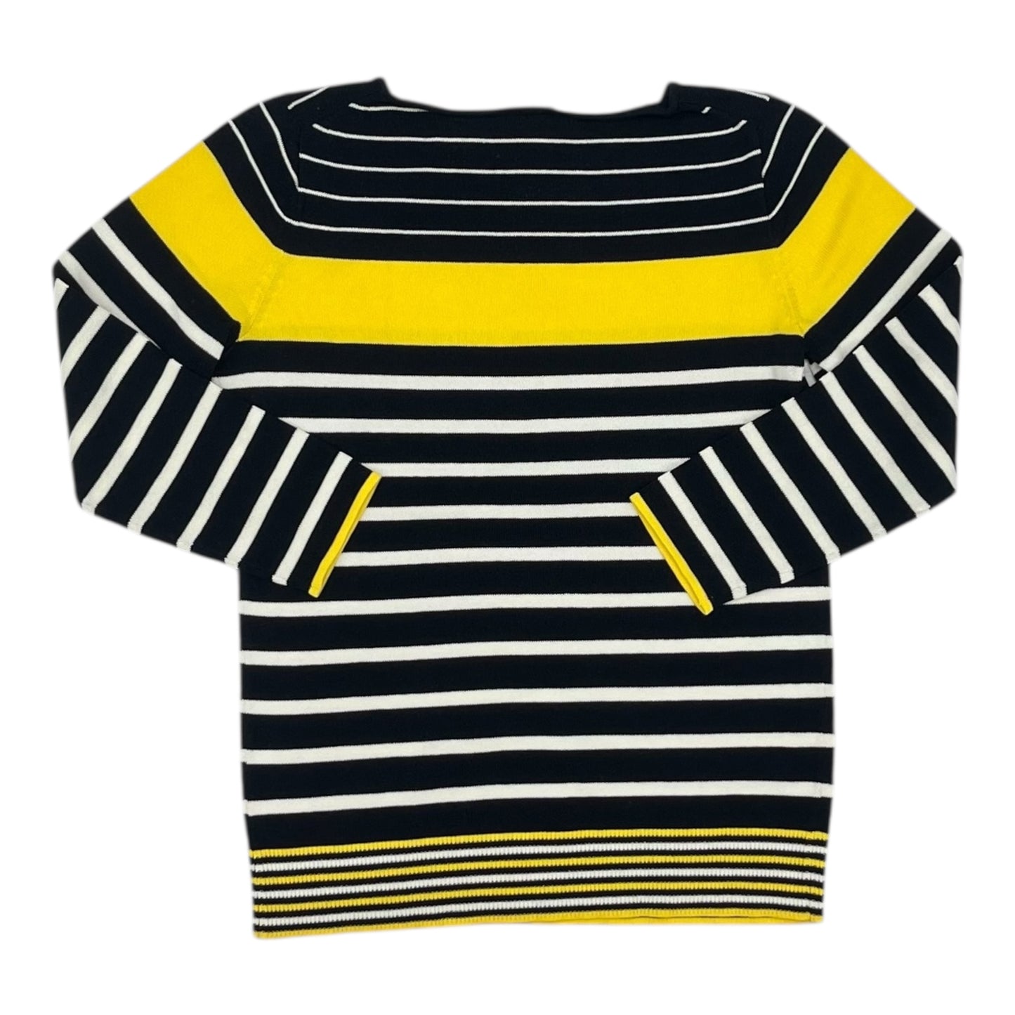 Sweater By Talbots In Blue & Yellow, Size:Xs