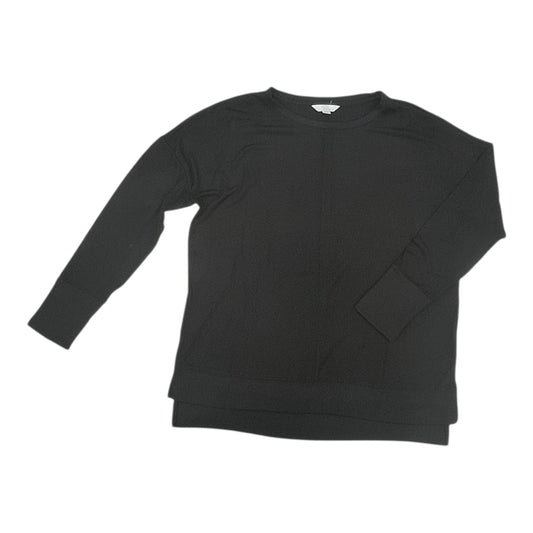 Top Ls By Time And Tru In Black, Size:M