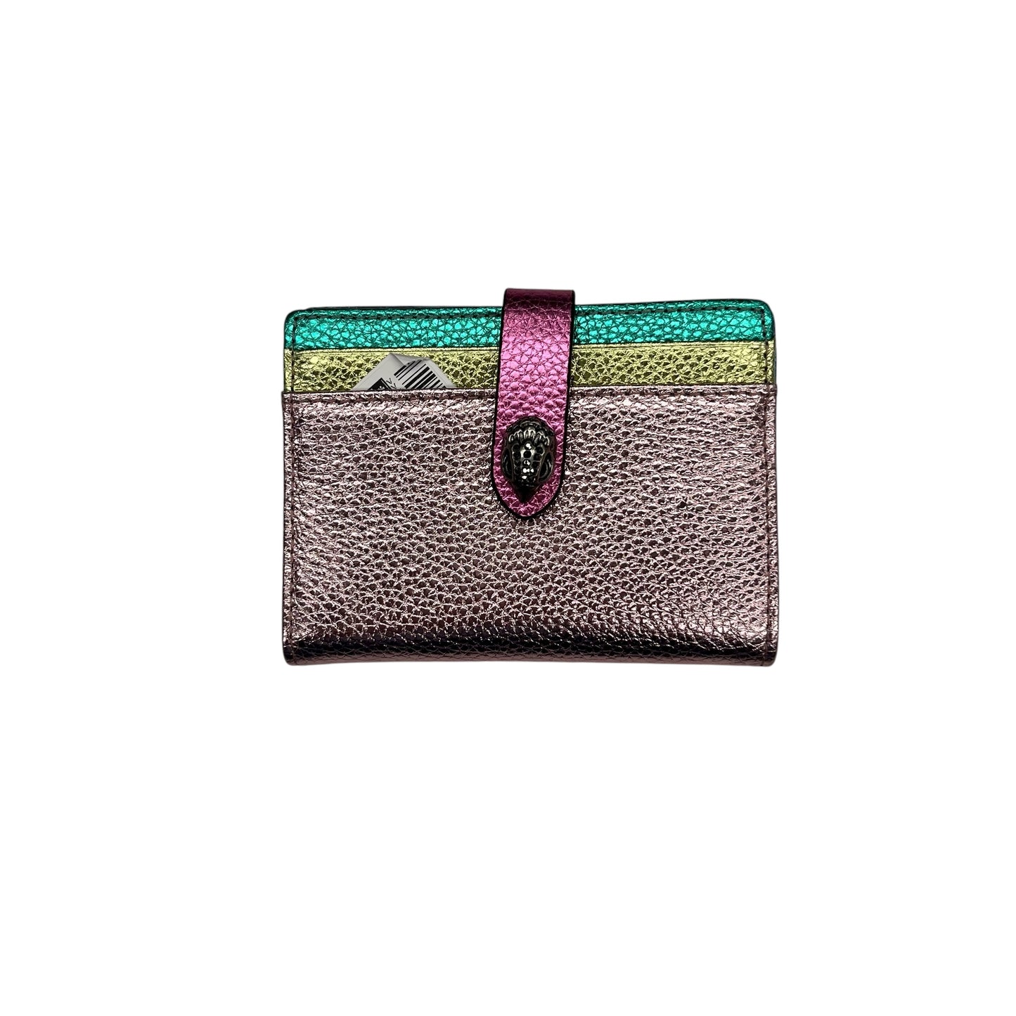 Wallet Designer By Kurt Geiger In Rainbow Print, Size:Small