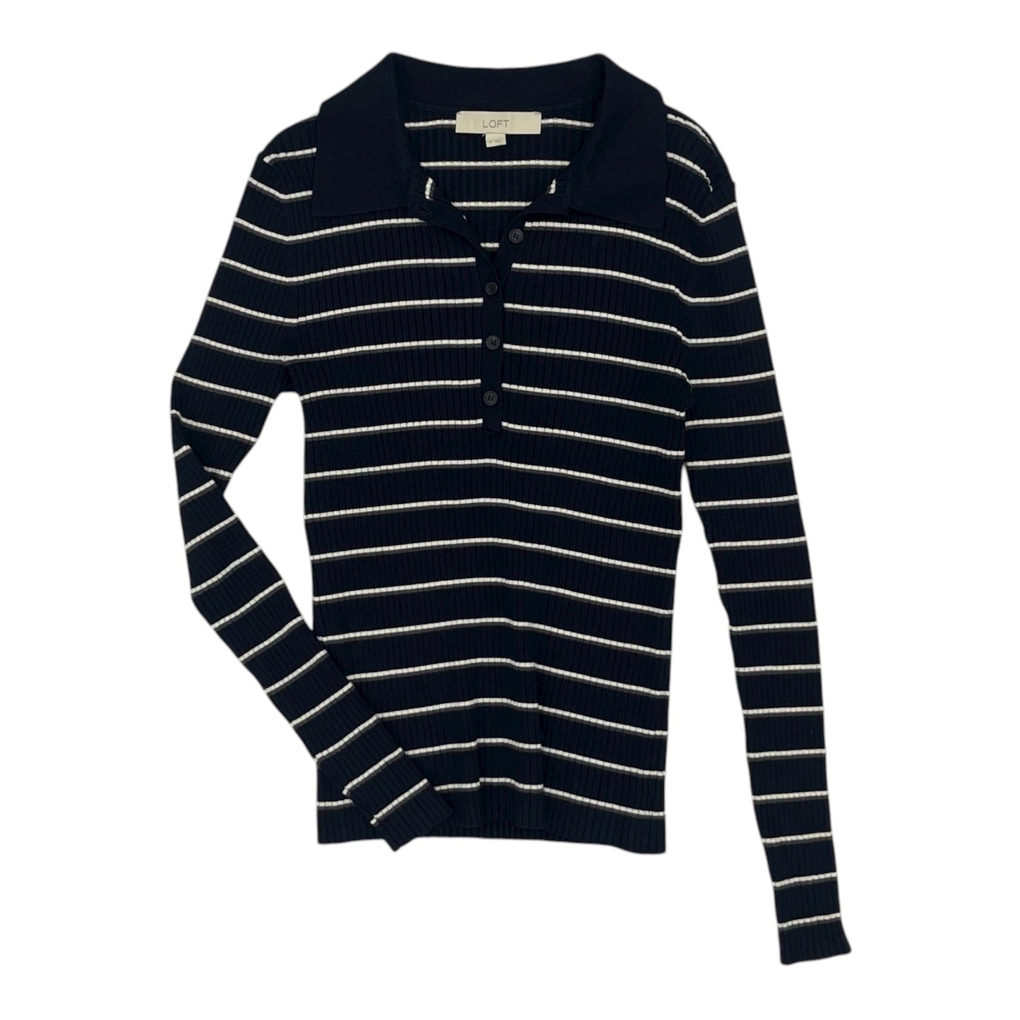 Top Ls By Loft In Navy, Size:M