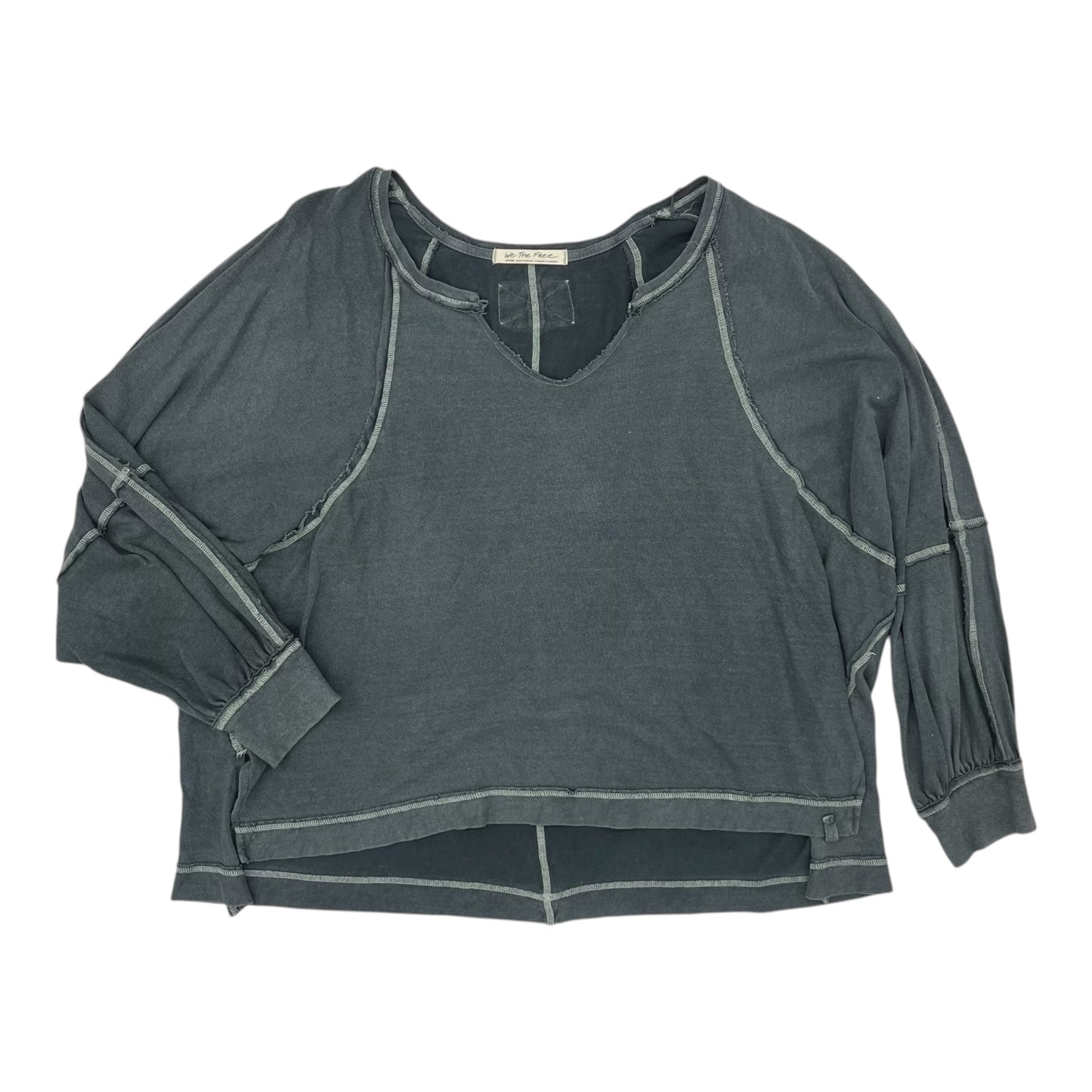 Top Ls By We The Free In Grey, Size:M