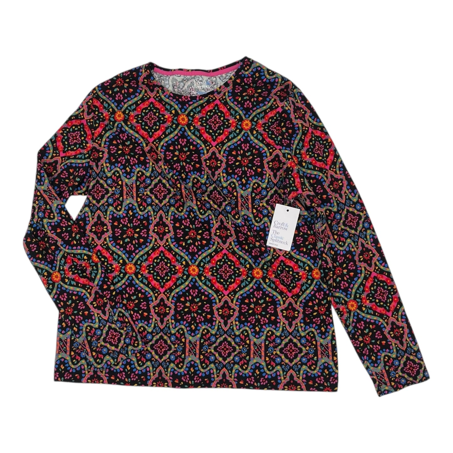 Top Ls By Croft And Barrow In Multi, Size:Xl