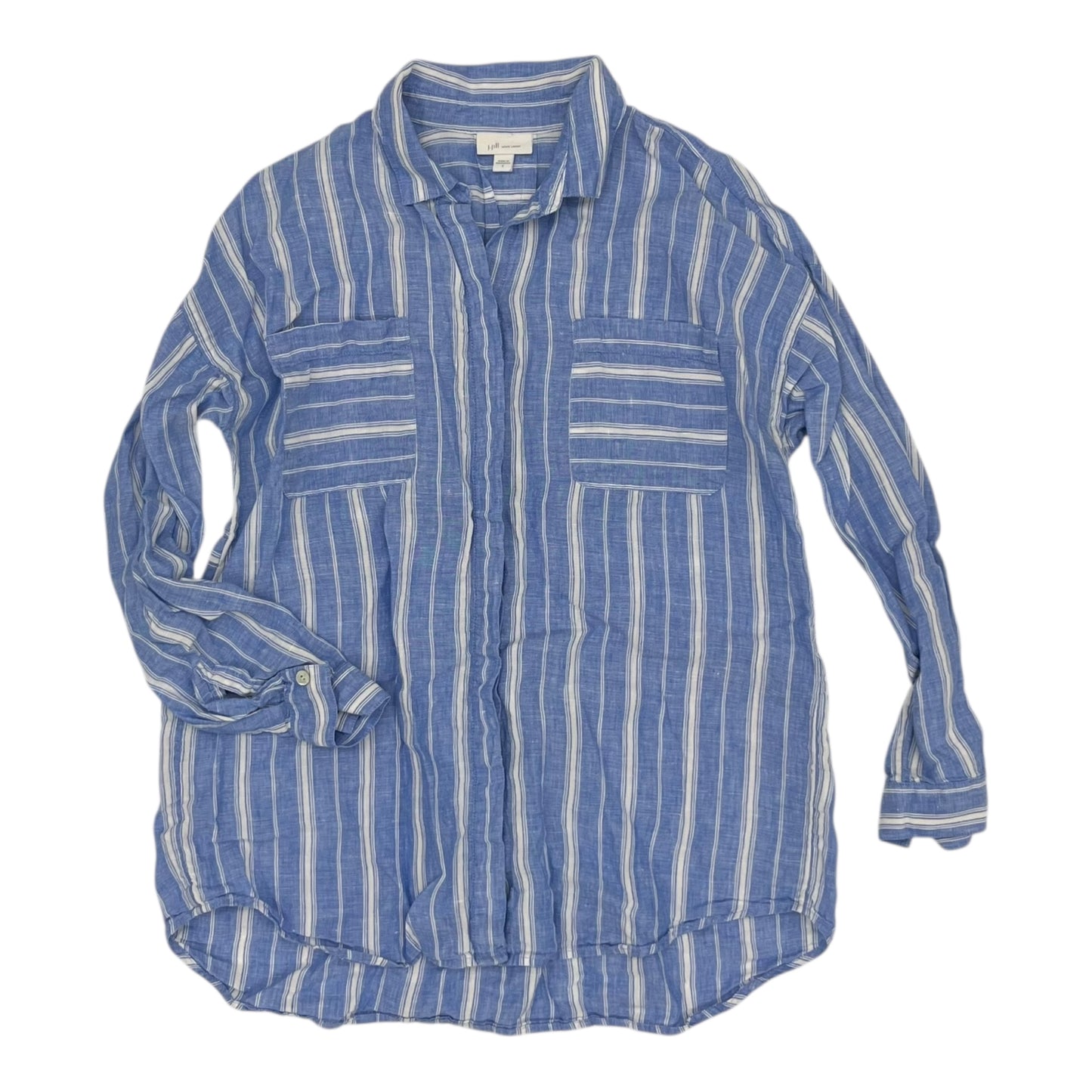 Top Ls By J. Jill In Blue & White, Size:S