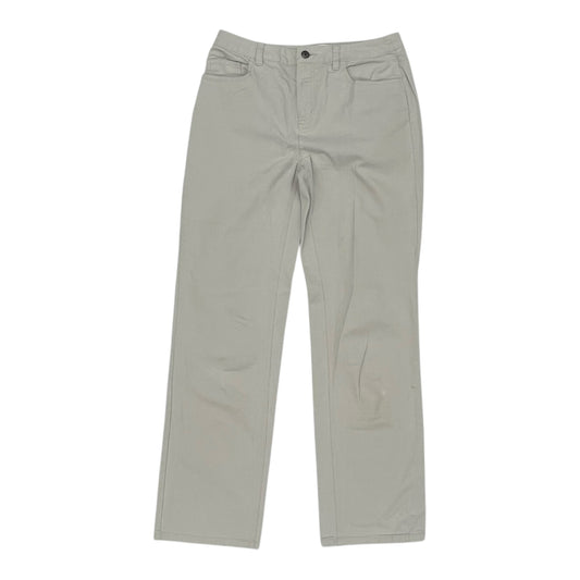 Jeans Wide Leg By Talbots In Grey, Size:4