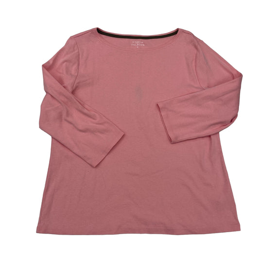 PINK TALBOTS TOP 3/4 SLEEVE, Size XL