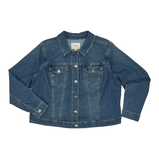 BLUE DENIM JACKET DENIM by JESSICA SIMPSON Size:2X