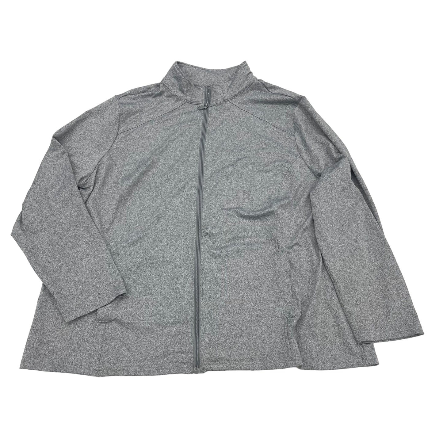 GREY ATHLETIC JACKET by CLOTHES MENTOR Size:2X