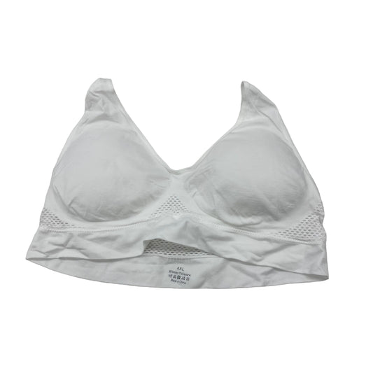 WHITE ATHLETIC BRA by CMF Size:4X