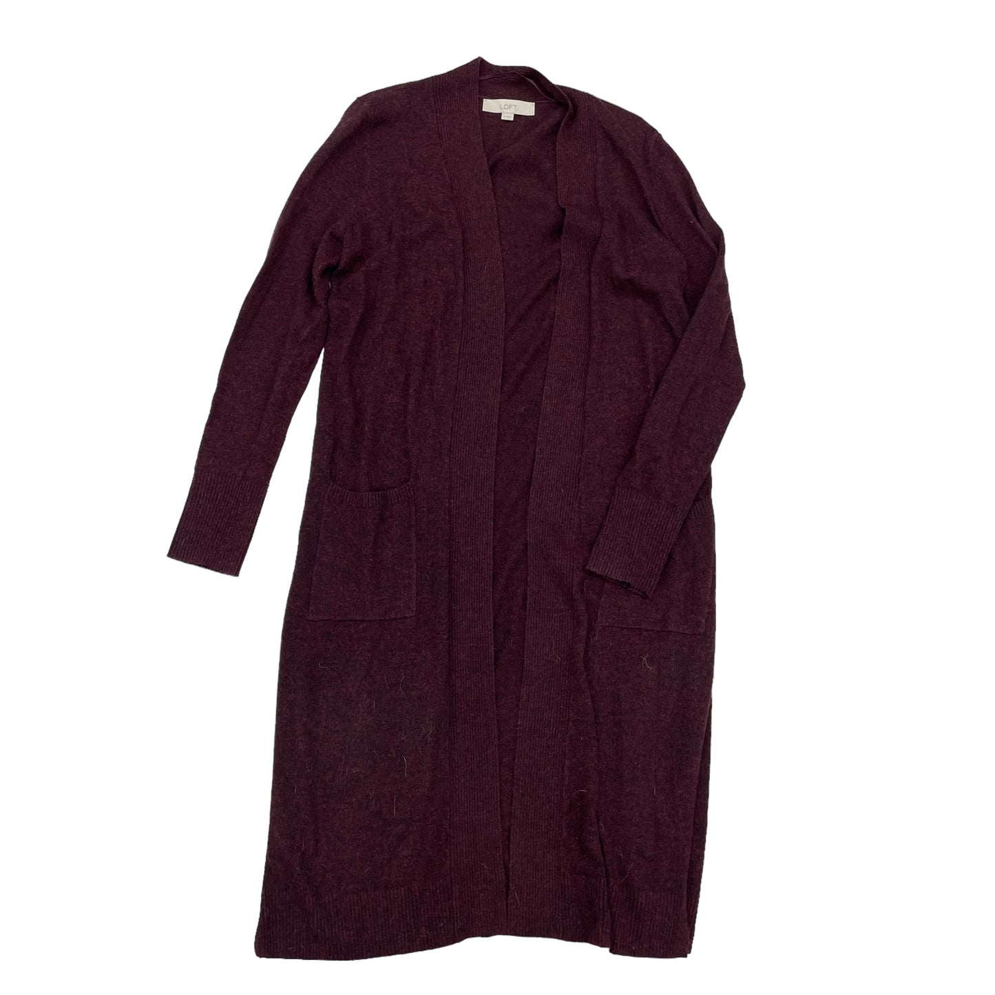 PURPLE CARDIGAN by LOFT Size:M