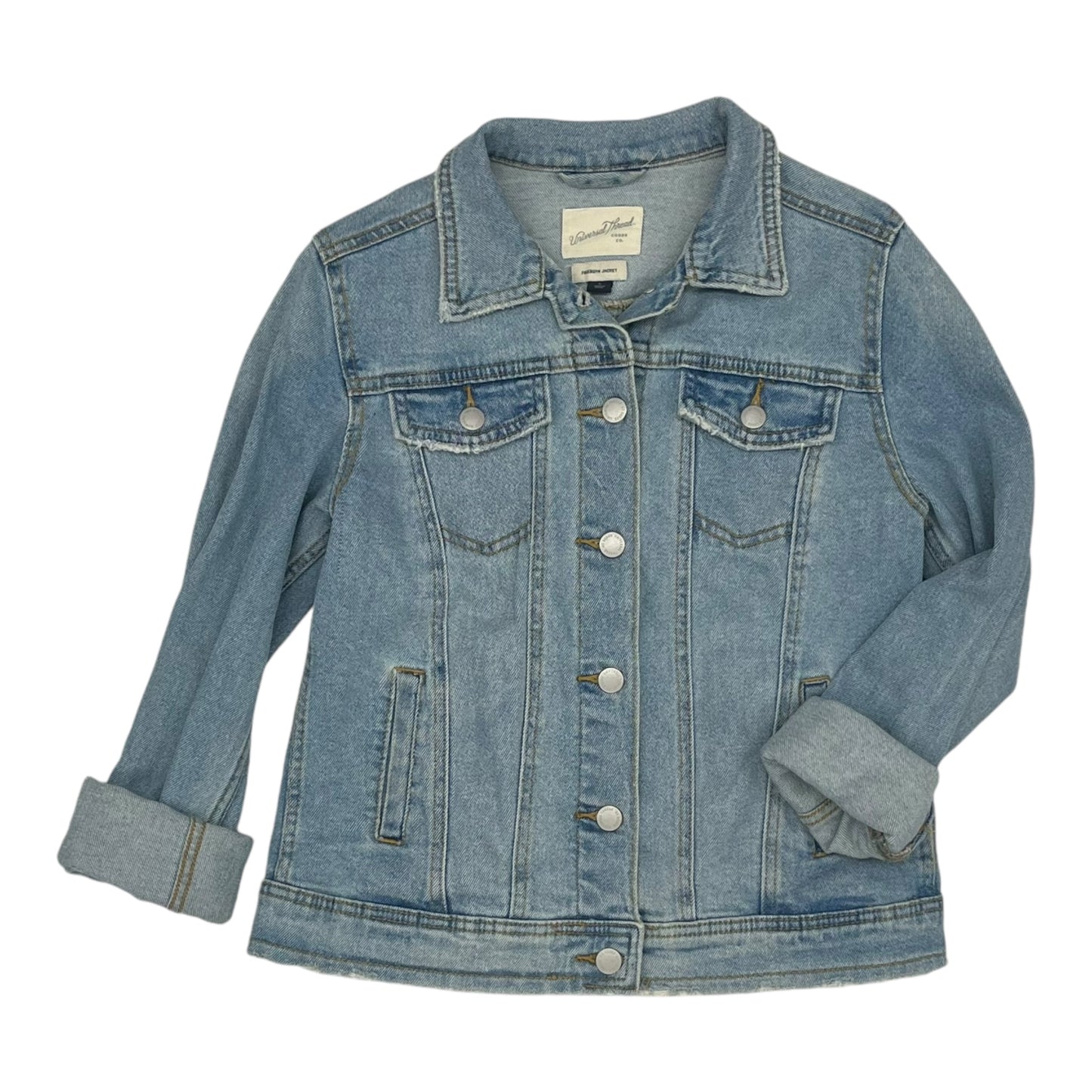 Jacket Denim By Universal Thread In Blue Denim, Size:S