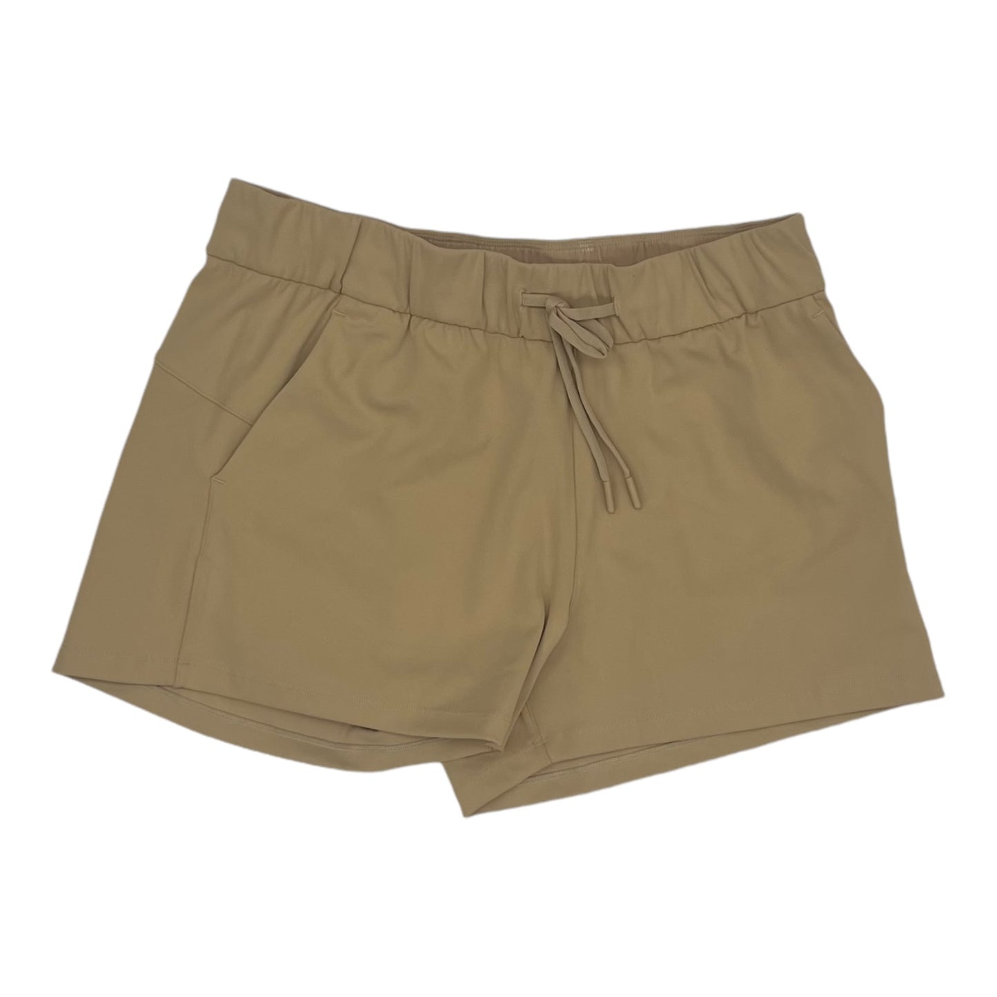 Athletic Shorts By Zyia In Tan, Size:L