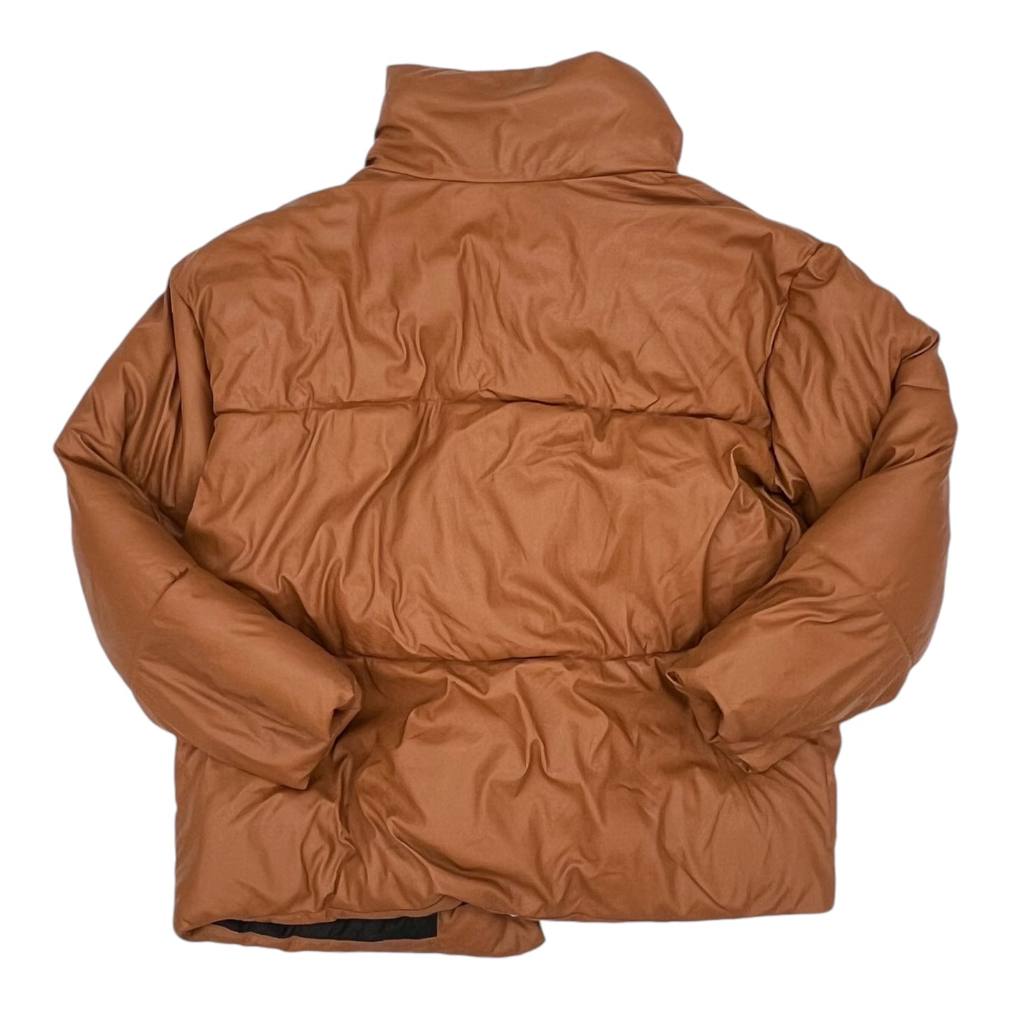 Coat Puffer & Quilted By Cmc In Brown, Size:L