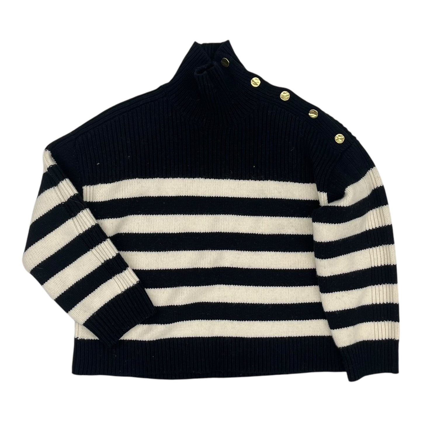 Sweater By Cos In Blue & White, Size:M