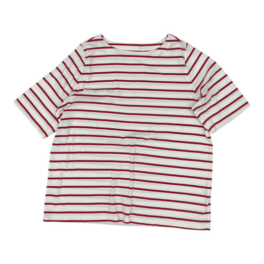 Top Ss By Cj Banks In Red & White, Size:2X