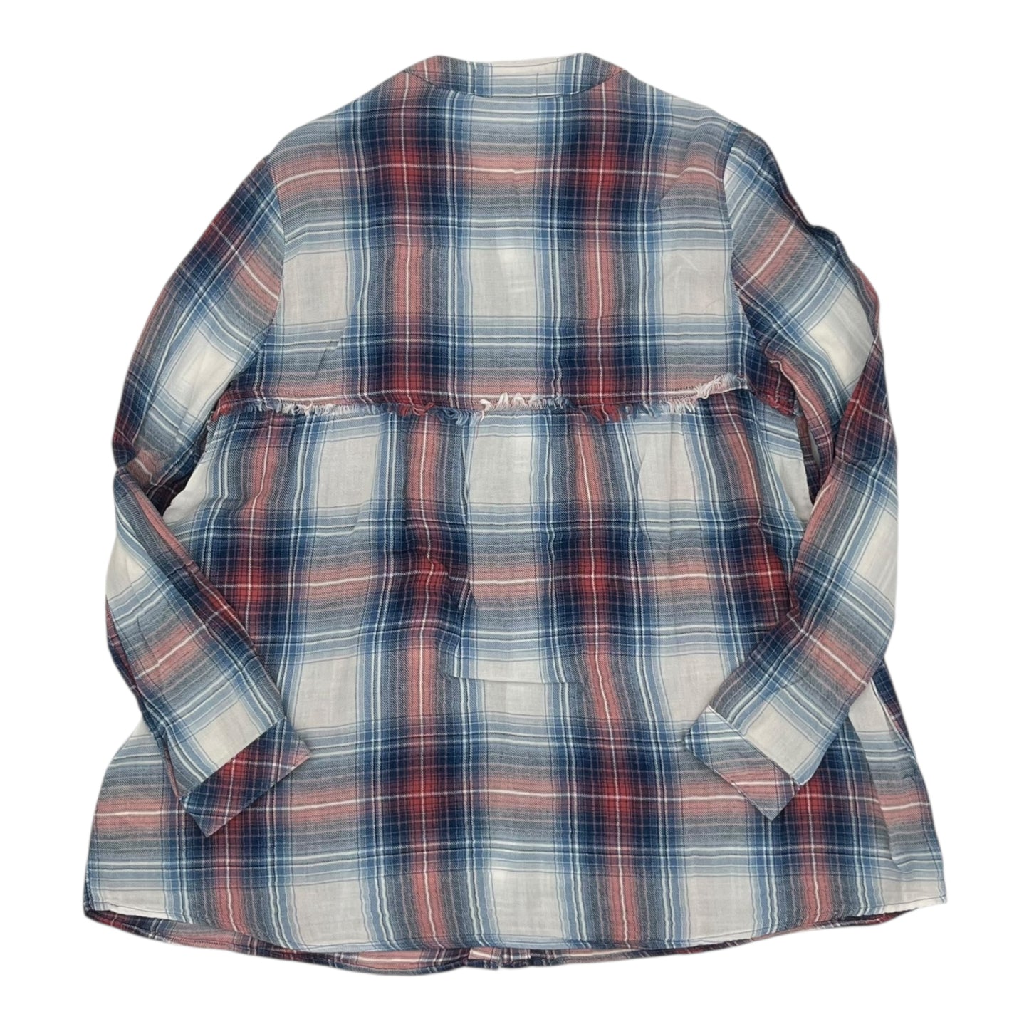 Top Ls By Cloth & Stone In Blue & Red & White, Size:S