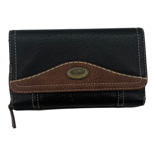 Wallet By Concepts In Black, Size:Large