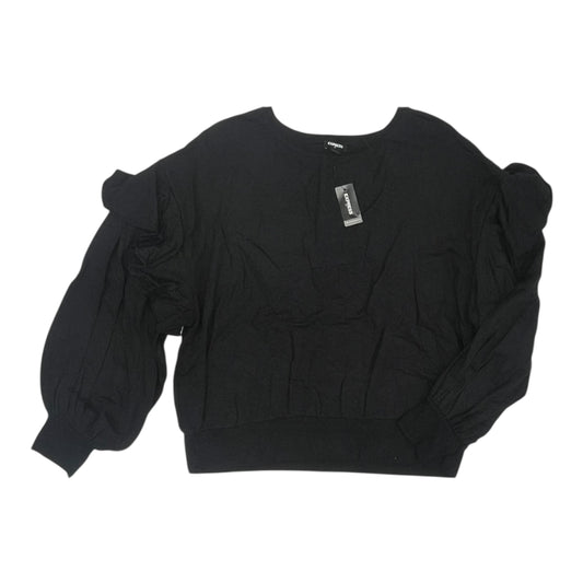 Top Ls By Express In Black, Size:L