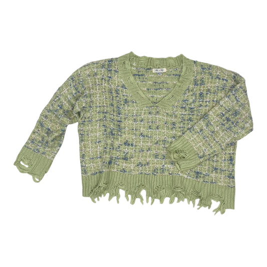 Sweater By She + Sky In Green, Size:Osfm