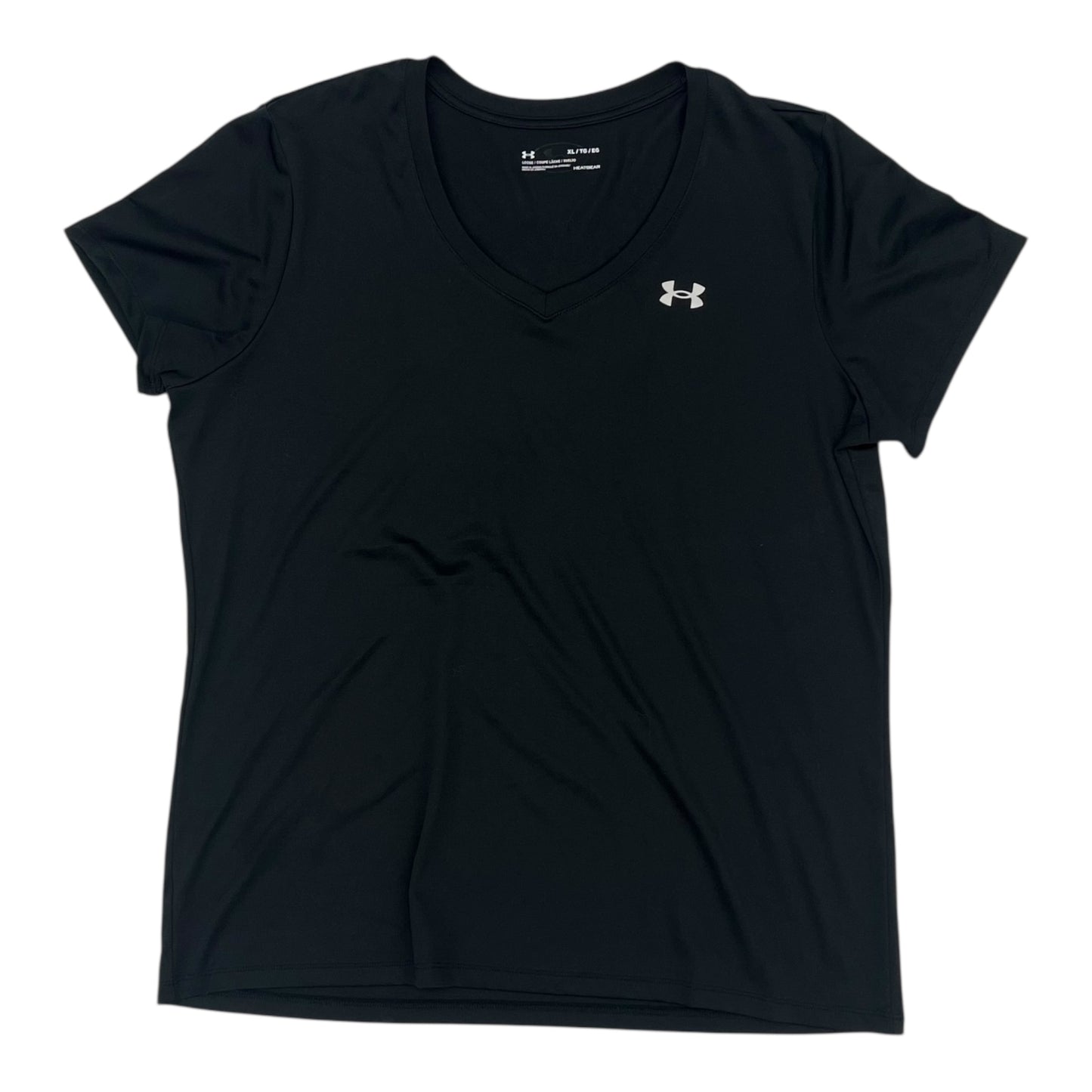 Athletic Top Ss By Under Armour In Black, Size:Xl