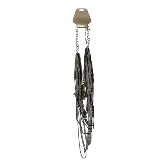 Necklace Layered By Clothes Mentor In Black & Gold