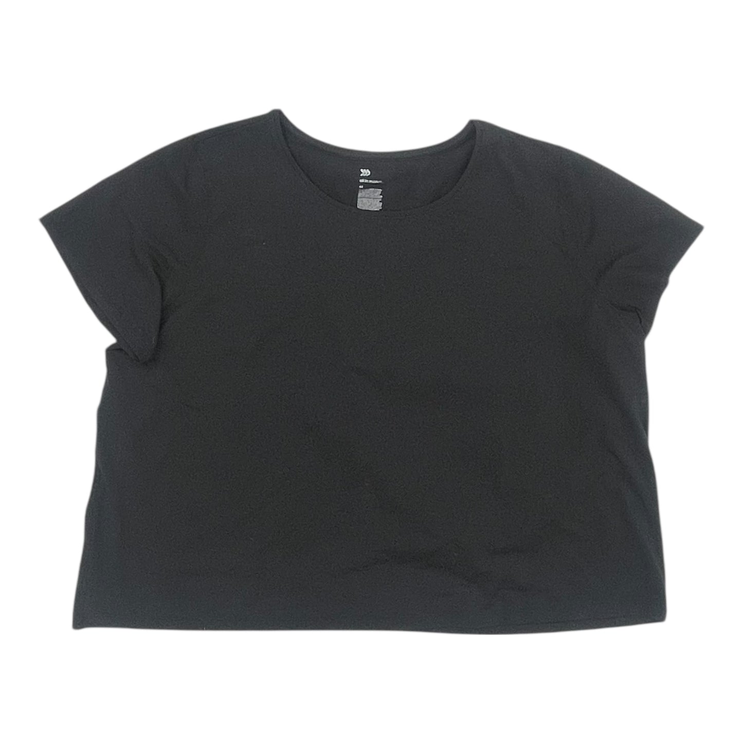 Athletic Top Ss By All In Motion In Black, Size:4X