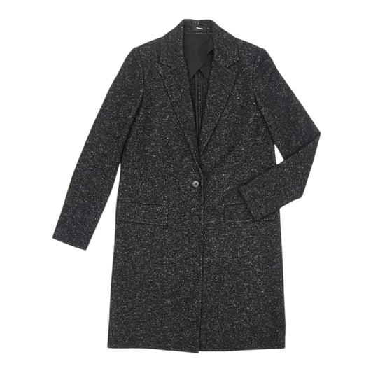 Coat Wool By Theory In Black & White, Size:S
