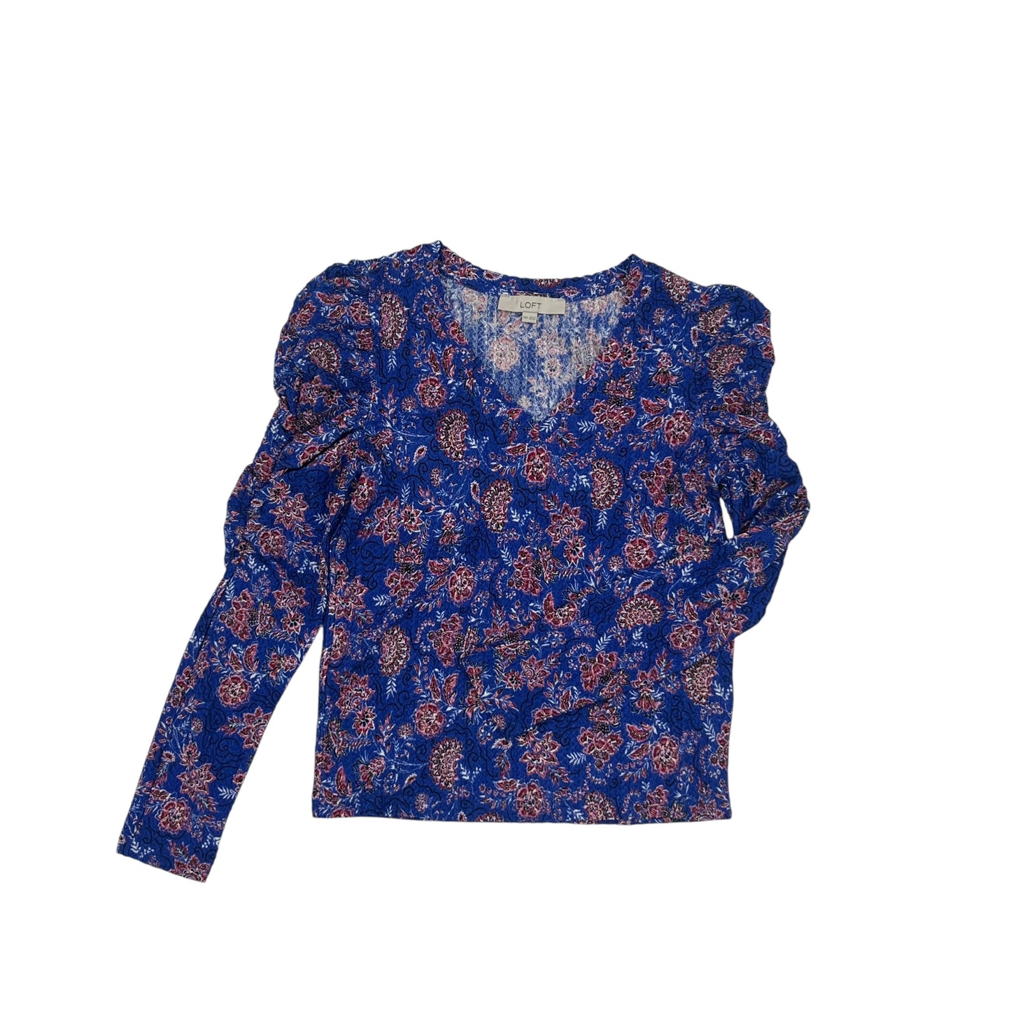Top Ls By Loft In Blue, Size:Xxs