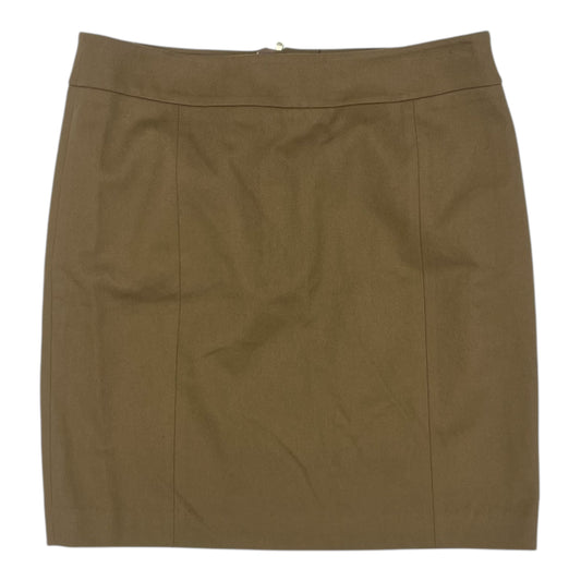 Skirt Mini & Short By Ann Taylor In Brown, Size:14