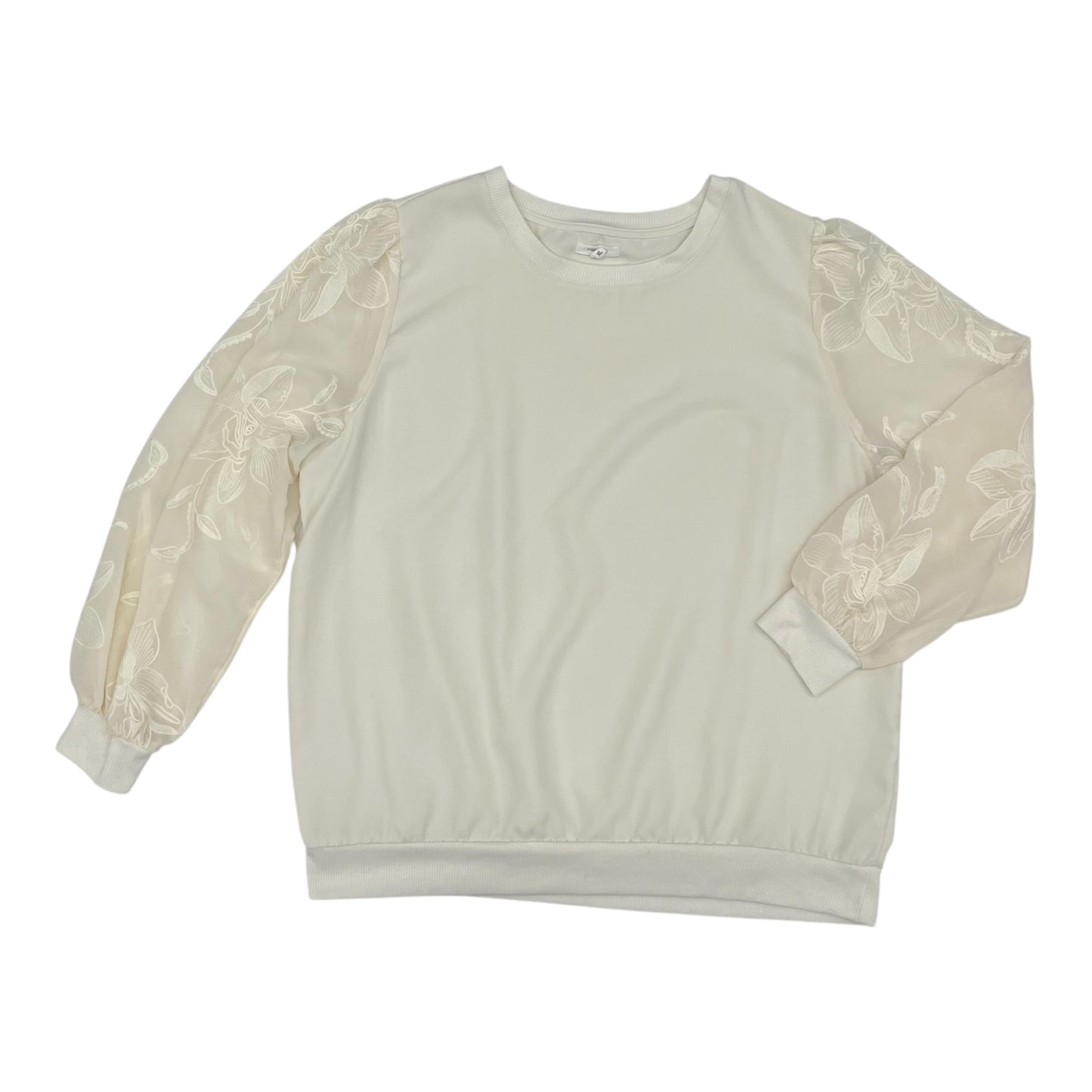 Top Ls By Maurices In Cream, Size:Xl