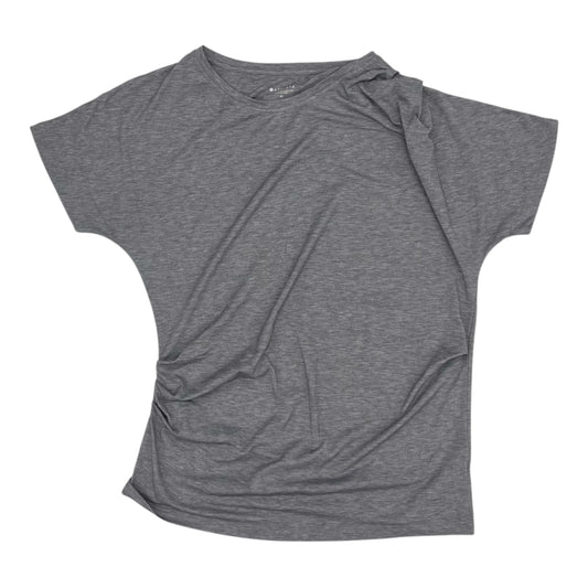 Athletic Top Ss By Athleta In Grey, Size:M