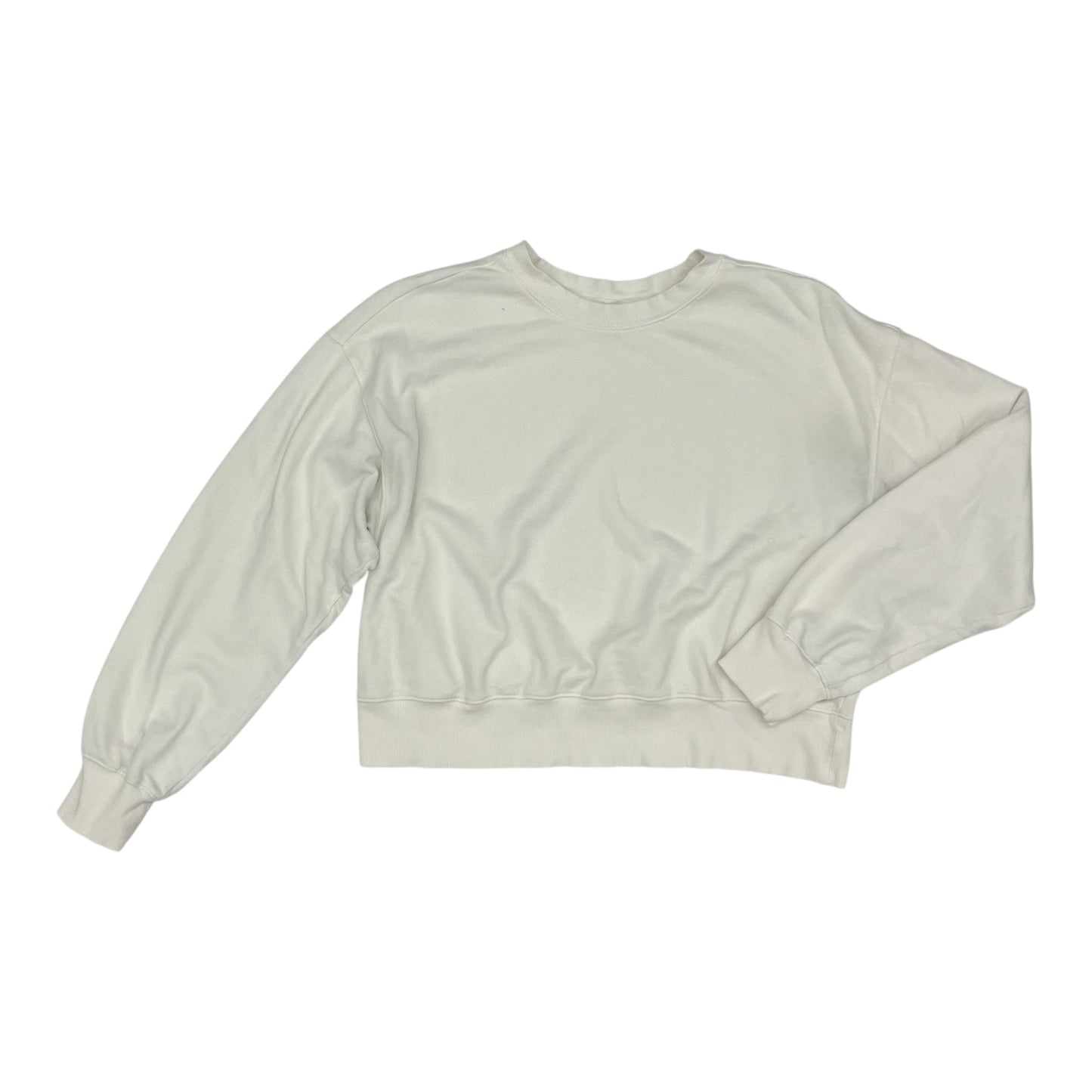 Sweatshirt Crewneck By Old Navy In Cream, Size:M