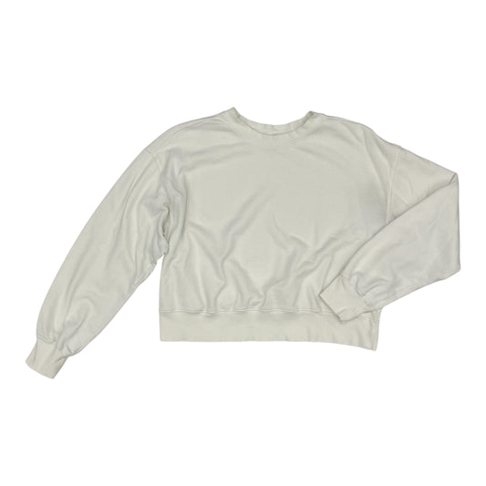 Sweatshirt Crewneck By Old Navy In Cream, Size:M