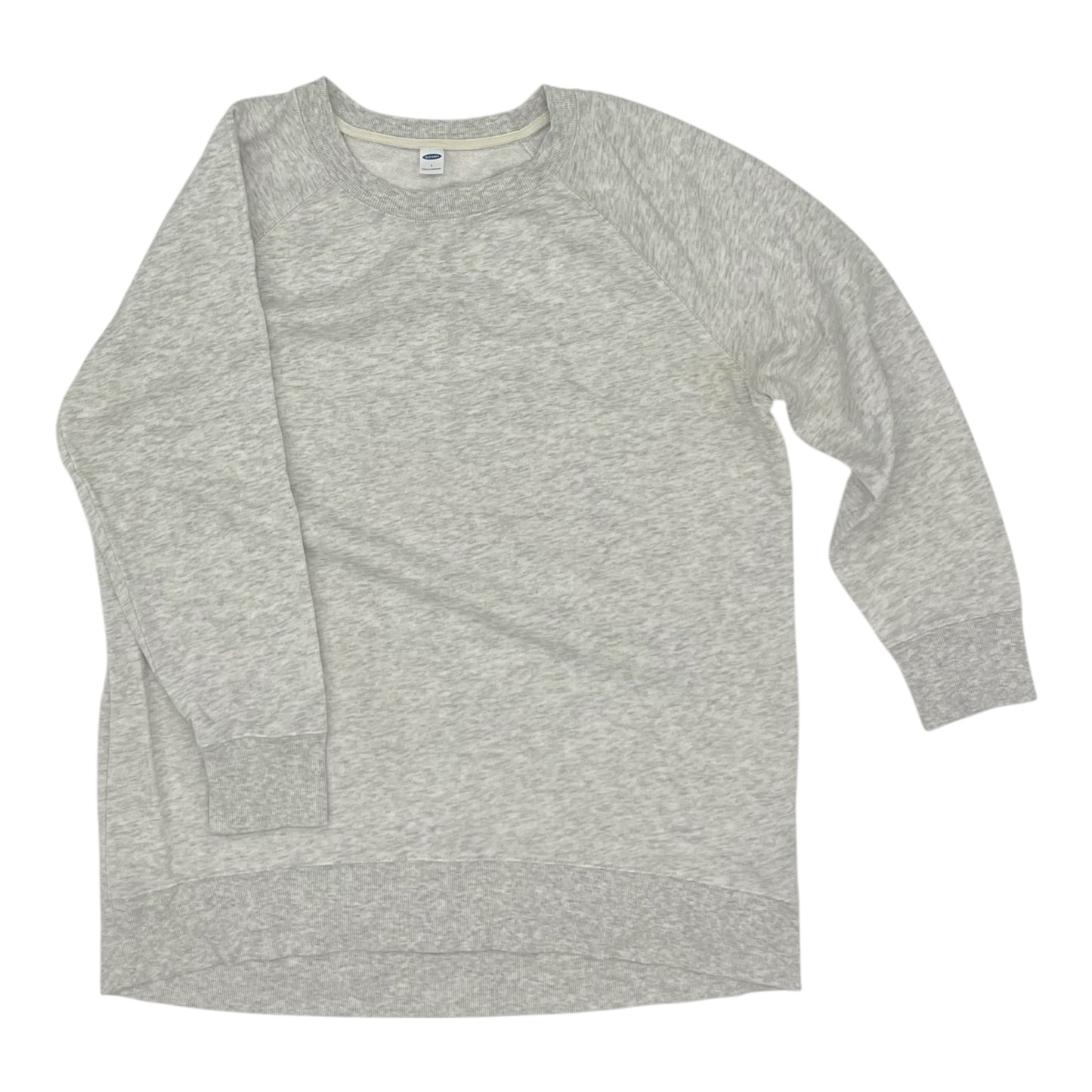 Sweatshirt Crewneck By Old Navy In Grey, Size:L