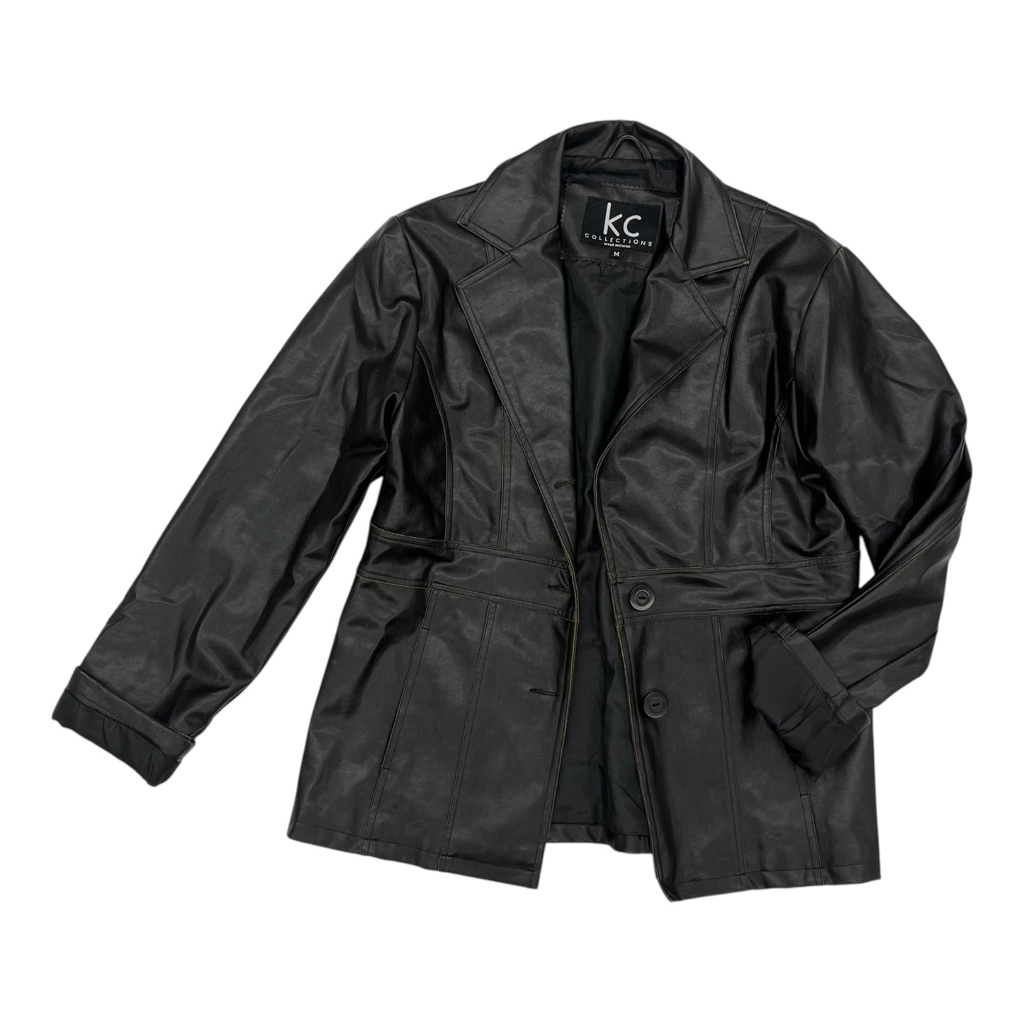 Jacket Other By Clothes Mentor In Black, Size:M